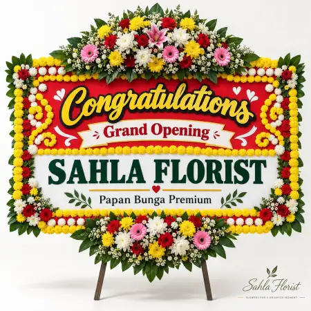 Papan Bunga Ucapan Selamat Lotte Shopping Avenue