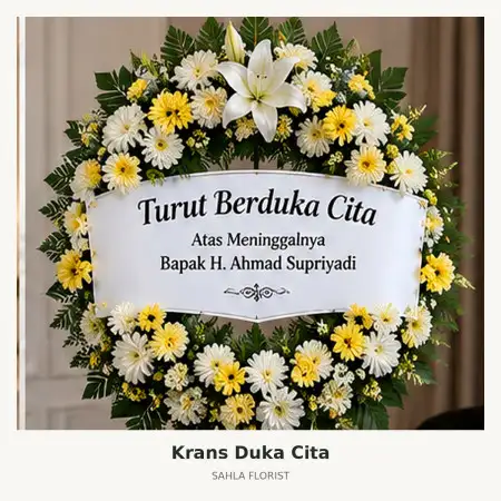 Krans Bunga Duka Lotte Shopping Avenue